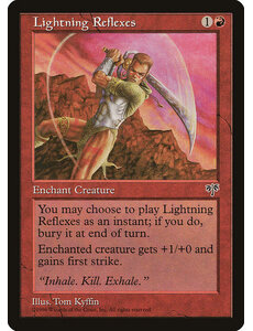 Magic: The Gathering Lightning Reflexes (186) Moderately Played