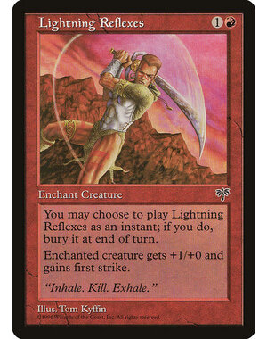 Magic: The Gathering Lightning Reflexes (186) Moderately Played