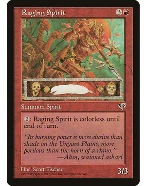 Magic: The Gathering Raging Spirit (188) Lightly Played
