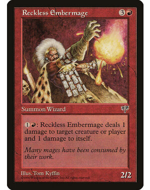 Magic: The Gathering Reckless Embermage (189) Moderately Played