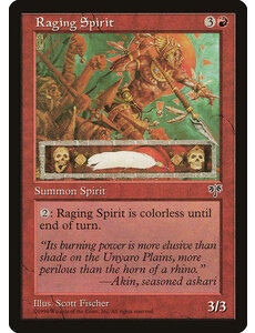 Magic: The Gathering Raging Spirit (188) Moderately Played