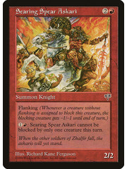 Magic: The Gathering Searing Spear Askari (191) Heavily Played