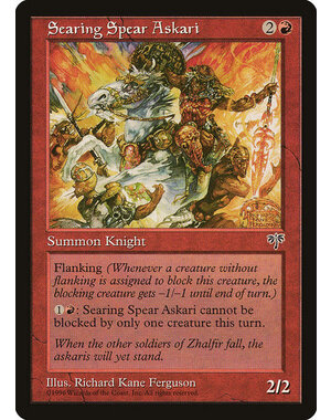Magic: The Gathering Searing Spear Askari (191) Moderately Played