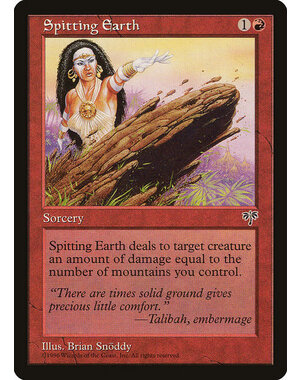 Magic: The Gathering Spitting Earth (193) Moderately Played