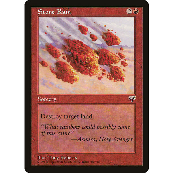 Magic: The Gathering Stone Rain (194) Heavily Played