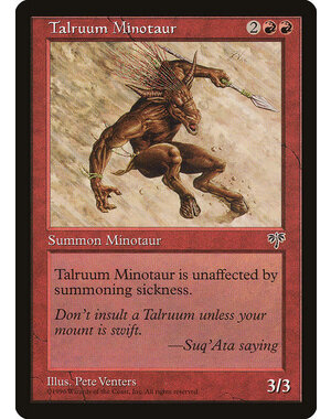 Magic: The Gathering Talruum Minotaur (196) Lightly Played