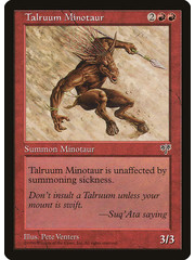 Magic: The Gathering Talruum Minotaur (196) Moderately Played