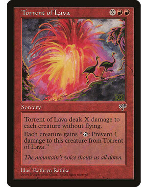 Magic: The Gathering Torrent of Lava (199) Moderately Played