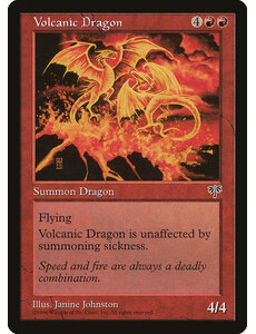 Magic: The Gathering Volcanic Dragon (201) Lightly Played
