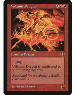 Magic: The Gathering Volcanic Dragon (201) Moderately Played