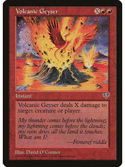 Magic: The Gathering Volcanic Geyser (202) Moderately Played