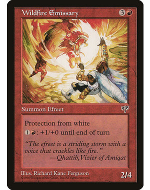 Magic: The Gathering Wildfire Emissary (203) Heavily Played