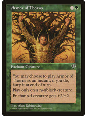 Magic: The Gathering Armor of Thorns (206) Lightly Played