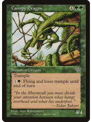 Magic: The Gathering Canopy Dragon (209) Moderately Played