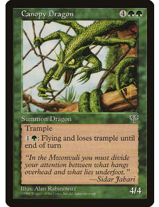 Magic: The Gathering Canopy Dragon (209) Moderately Played