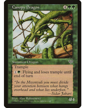 Magic: The Gathering Canopy Dragon (209) Moderately Played