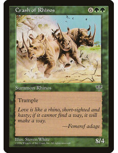Magic: The Gathering Crash of Rhinos (210) Lightly Played