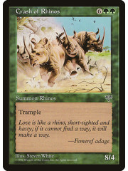 Magic: The Gathering Crash of Rhinos (210) Moderately Played
