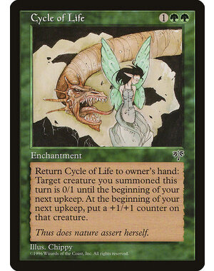 Magic: The Gathering Cycle of Life (211) Heavily Played
