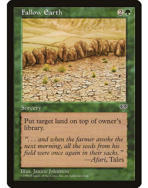 Magic: The Gathering Fallow Earth (214) Lightly Played