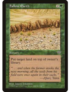 Magic: The Gathering Fallow Earth (214) Moderately Played