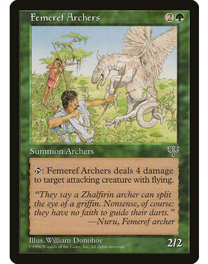 Magic: The Gathering Femeref Archers (215) Heavily Played