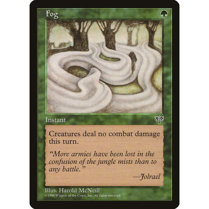 Magic: The Gathering Fog (216) Moderately Played