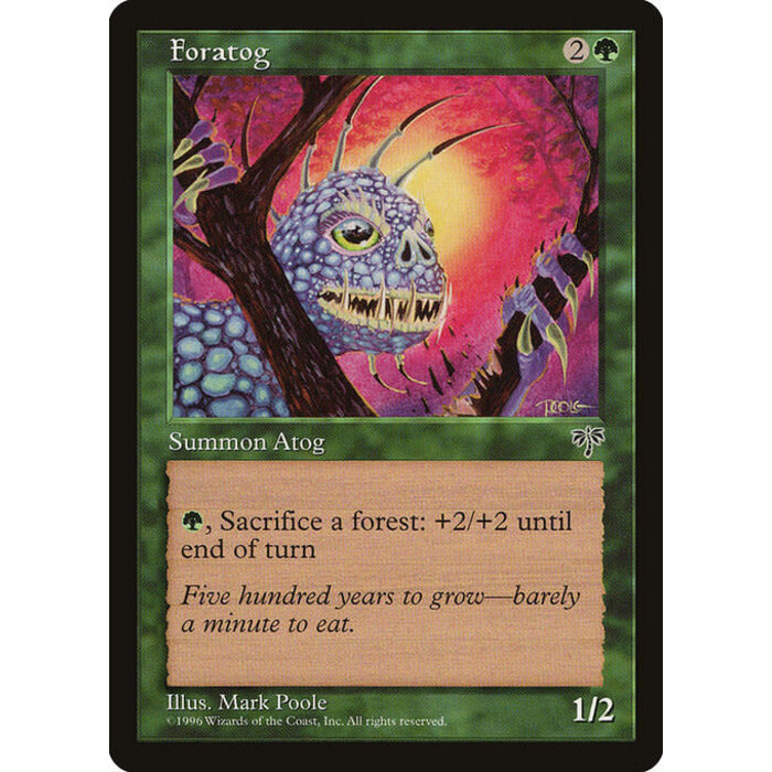 Magic: The Gathering Foratog (217) Moderately Played