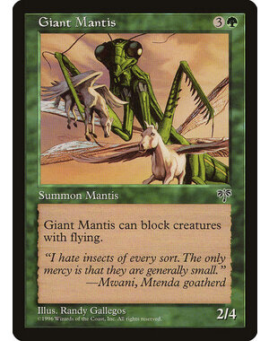 Magic: The Gathering Giant Mantis (218) Moderately Played