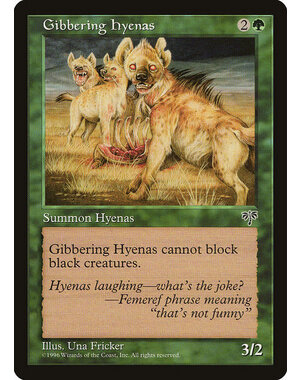 Magic: The Gathering Gibbering Hyenas (219) Lightly Played