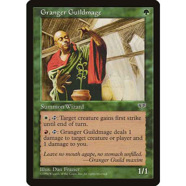 Magic: The Gathering Granger Guildmage (220) Heavily Played