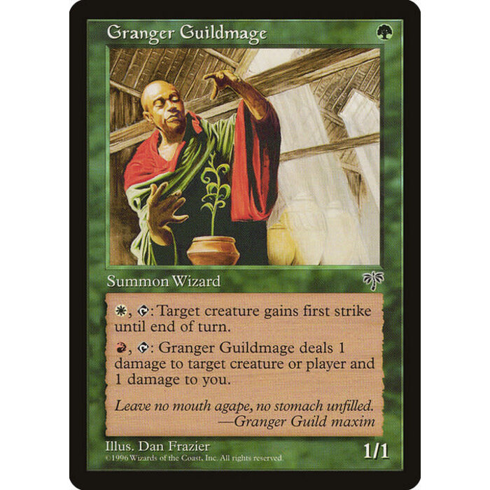 Magic: The Gathering Granger Guildmage (220) Heavily Played