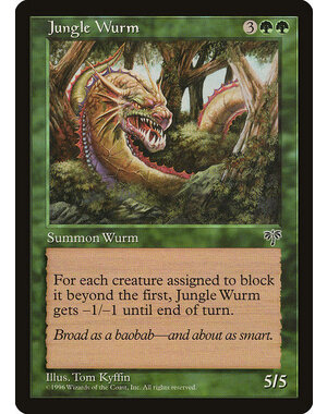 Magic: The Gathering Jungle Wurm (224) Heavily Played