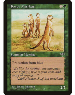 Magic: The Gathering Karoo Meerkat (225) Moderately Played