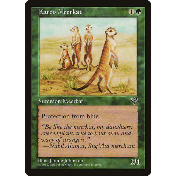 Magic: The Gathering Karoo Meerkat (225) Moderately Played