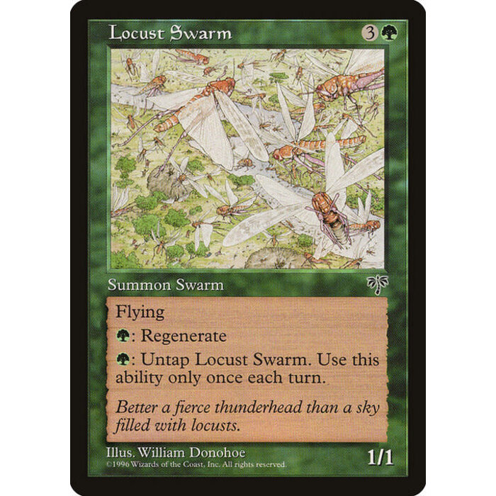 Magic: The Gathering Locust Swarm (226) Lightly Played