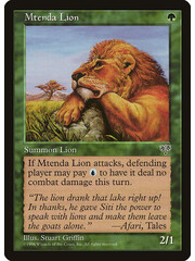 Magic: The Gathering Mtenda Lion (230) Moderately Played