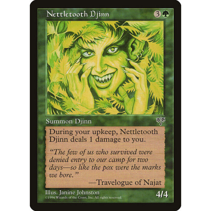 Magic: The Gathering Nettletooth Djinn (232) Moderately Played