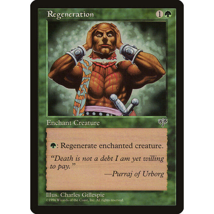 Magic: The Gathering Regeneration (236) Moderately Played