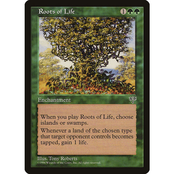 Magic: The Gathering Roots of Life (237) Heavily Played