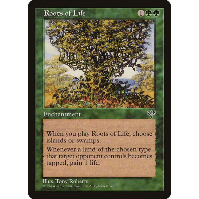 Magic: The Gathering Roots of Life (237) Heavily Played