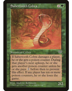 Magic: The Gathering Sabertooth Cobra (238) Heavily Played
