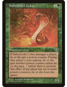 Magic: The Gathering Sabertooth Cobra (238) Lightly Played