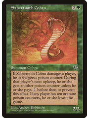 Magic: The Gathering Sabertooth Cobra (238) Moderately Played