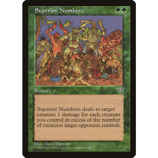 Magic: The Gathering Superior Numbers (244) Heavily Played