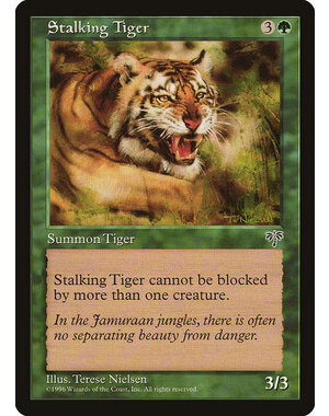 Magic: The Gathering Stalking Tiger (243) Moderately Played