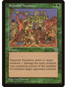 Magic: The Gathering Superior Numbers (244) Moderately Played