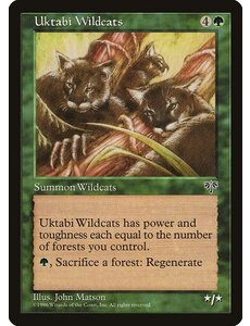 Magic: The Gathering Uktabi Wildcats (248) Moderately Played