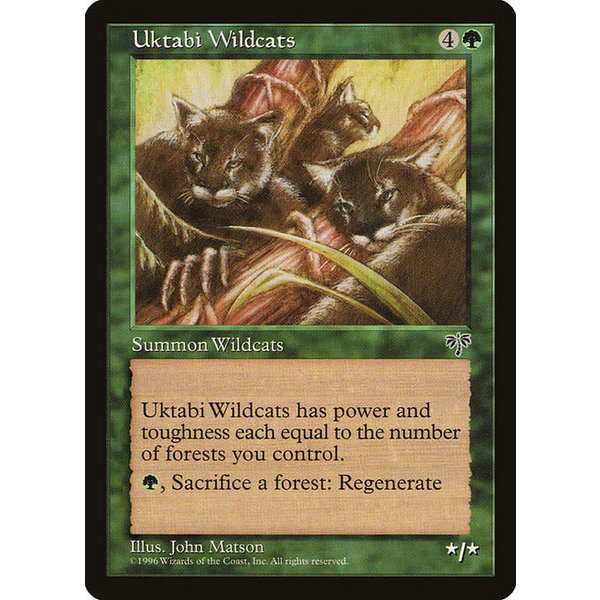 Magic: The Gathering Uktabi Wildcats (248) Moderately Played