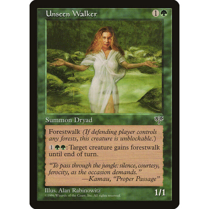 Magic: The Gathering Unseen Walker (249) Moderately Played